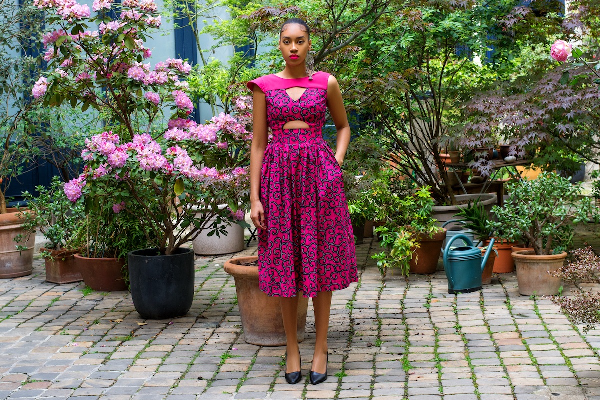 Robe-Clea-By-Natacha-Baco Robe Cléa en wax – création originale Natacha Baco