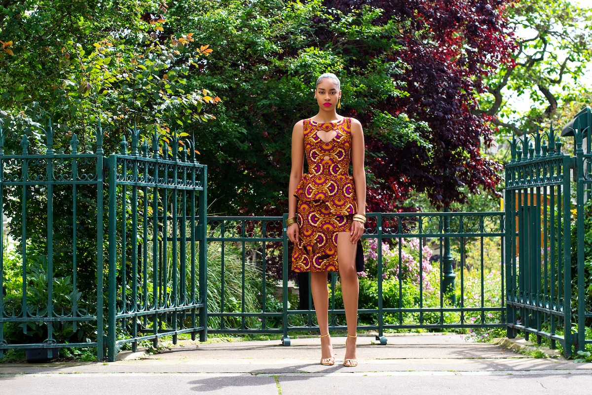 Robe longue artisanale en édition limitée par Natacha Baco