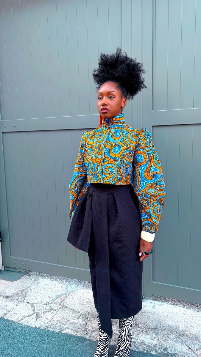Veste Oprah en wax