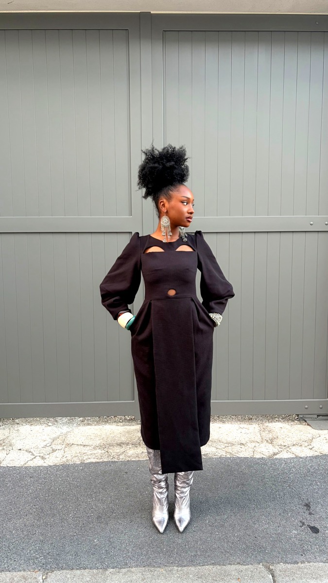 Robe Swahili noire