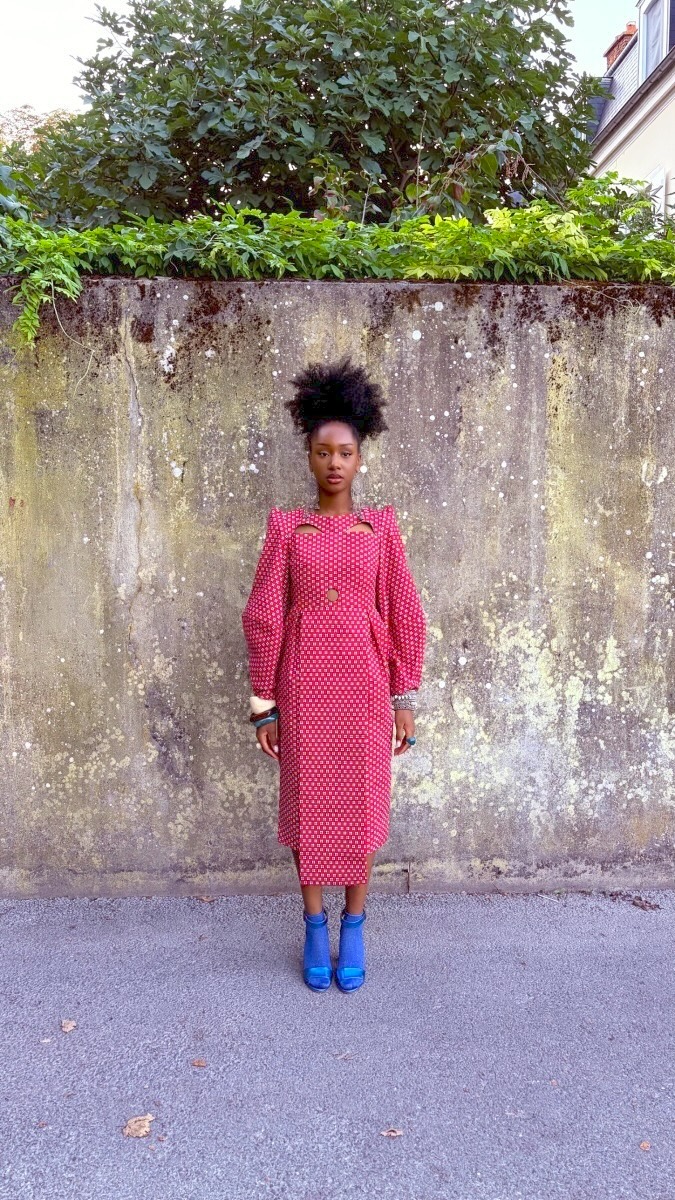 Robe Swahili rose By Natacha Baco