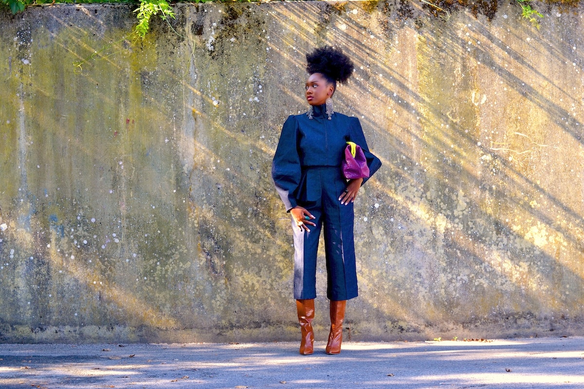 Bermuda Claude en denim By Natacha Baco